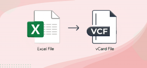 How to Export Multiple Excel Contact to vCard .vcf file format?